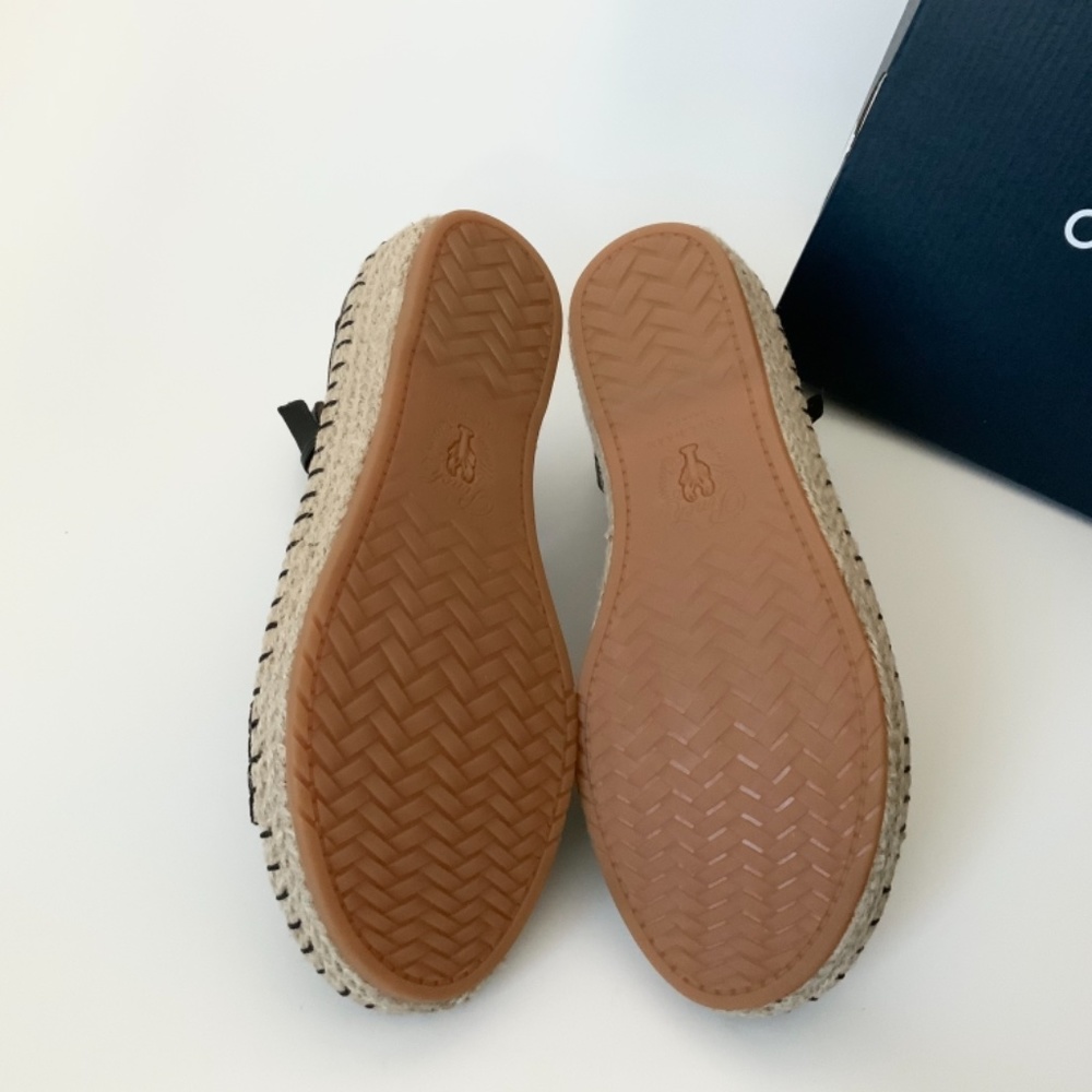 COLE HAAN CLOUDFEEL ESPADRILLE BLACK PYTHON SANDAL - Picture 9 of 9